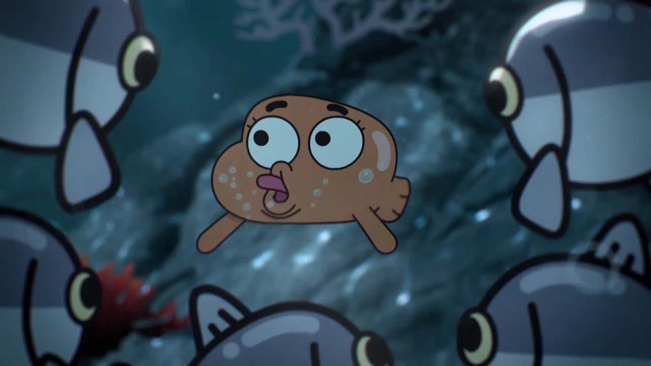 Escena del episodio "El Origen: Parte 2" de El Increíble Mundo de Gumball. Un correo de phishing.